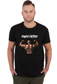 Power factory t-shirt ciemny