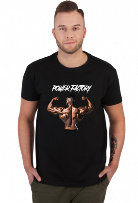Power factory t-shirt ciemny