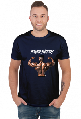 Power factory t-shirt ciemny