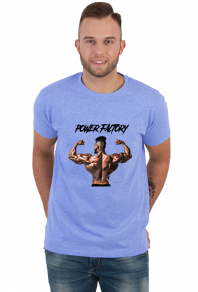Power factory t-shirt jasny