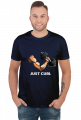 Just curl t-shirt ciemny