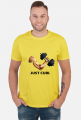 Just curl t-shirt jasny