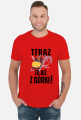 Teraz to już z górki | śmieszna koszulka męska urodziny imieniny