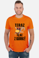 Teraz to już z górki | śmieszna koszulka męska urodziny imieniny