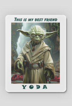 Podkładka pod myszke - Star Wars YODA (1)