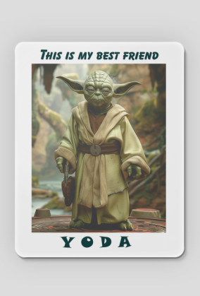 Podkładka pod myszke - Star Wars YODA (2)