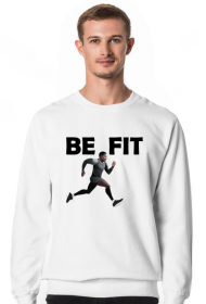 Bluza slim fit bez kaptura BE FIT