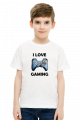 I LOVE GAMING T-shirt dla dziecka