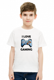 I LOVE GAMING T-shirt dla dziecka