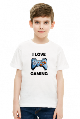 I LOVE GAMING T-shirt dla dziecka