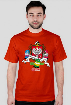 Koszulka męska - Polska gola! Pada