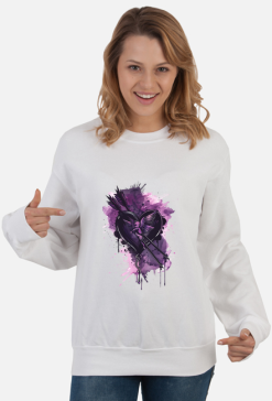 Bluza Damska Klasyczna - Breathing Heart (1)