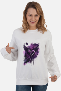 Bluza Damska Klasyczna - Breathing Heart (9)