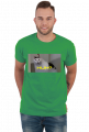 Huh cat meme t-shirt yellow