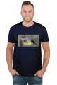 Huh cat meme t-shirt yellow