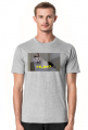 Huh cat meme t-shirt yellow