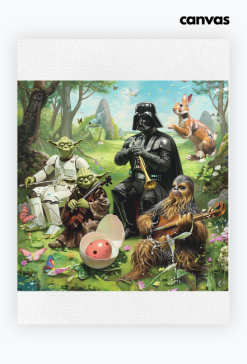 Płótno Canvas A2 Pion - Easter Star Wars (31)