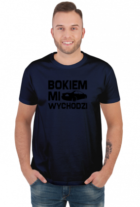 E46 - Bokiem Mi Wychodzi (koszulka męska) cg