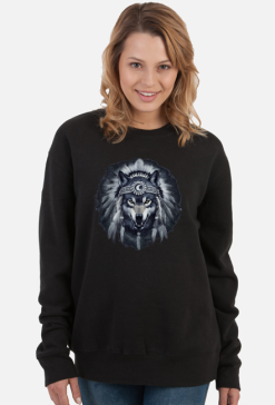Wilk indianin - bluza damska
