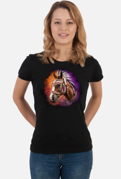 Koń - t-shirt damski