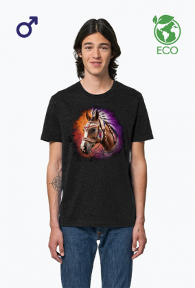 Koń - t-shirt męski ECO