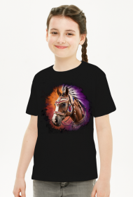 Koń - T-shirt dziewczęcy