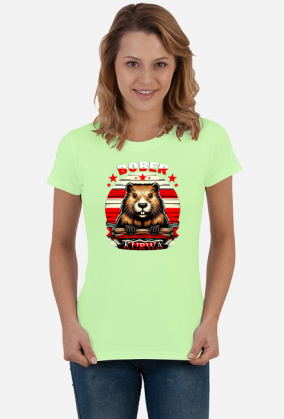 Koszulka T-shirt Bober Damska