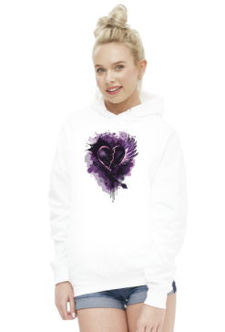 Bluza Damska z Kapturem - Breathing Heart (14)