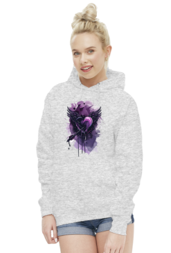 Bluza Damska z Kapturem - Breathing Heart (17)