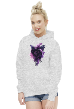 Bluza Damska z Kapturem - Breathing Heart (18)