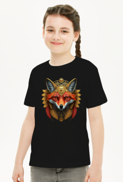 Lis - t-shirt dziewczęcy