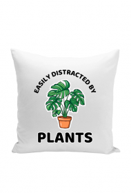 Easily distracted by PLANTS - monstera edition - poszewka na poduszkę