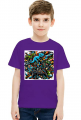 Koszulka Chłopięca z Motywem Dinozaurów i Gier