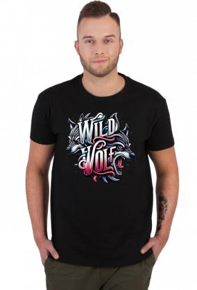 T-shirt Męski ‘Wild Wolf’