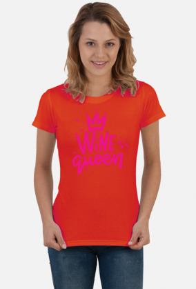Koszulka Damska ‘Wine Queen’
