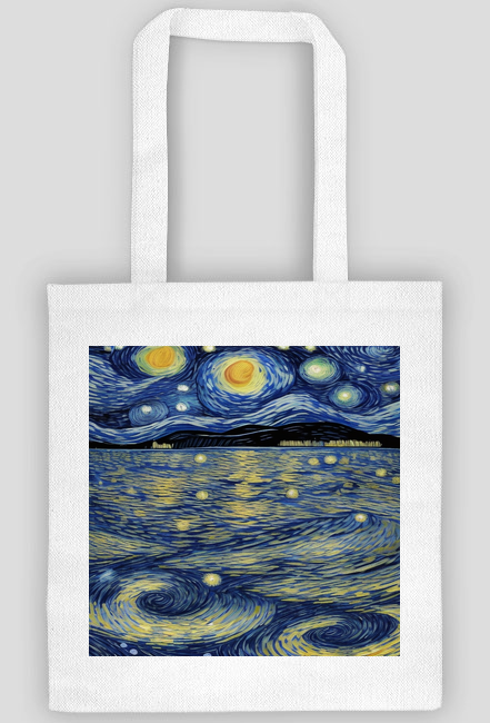 Torba ECO Van Gogh Gwieździsta noc wzór 1