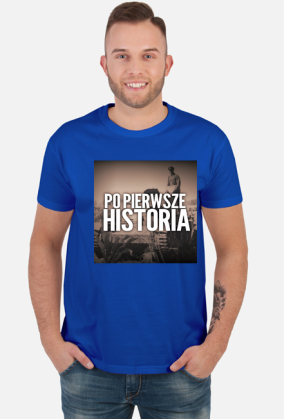 Koszulka  męska - logo Po pierwsze historia