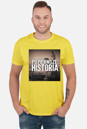 Koszulka  męska - logo Po pierwsze historia