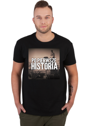 Koszulka  męska - logo Po pierwsze historia