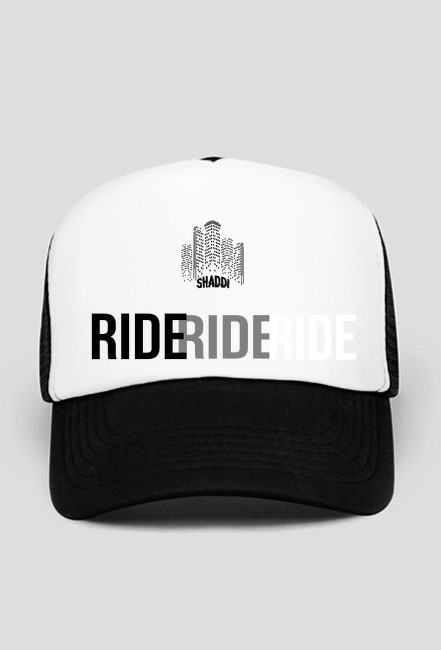 Czapka z daszkiem z napisem "RIDE"