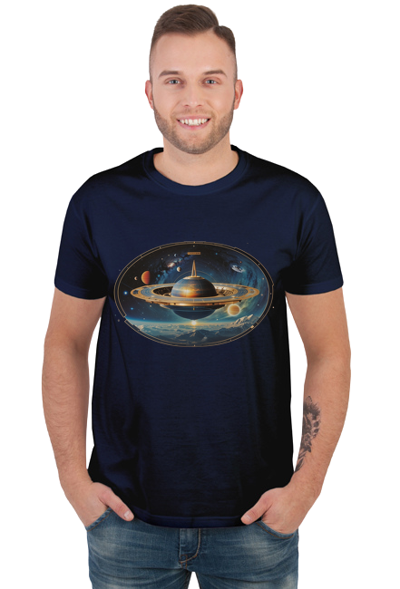 Koszulka kosmos wzór 1