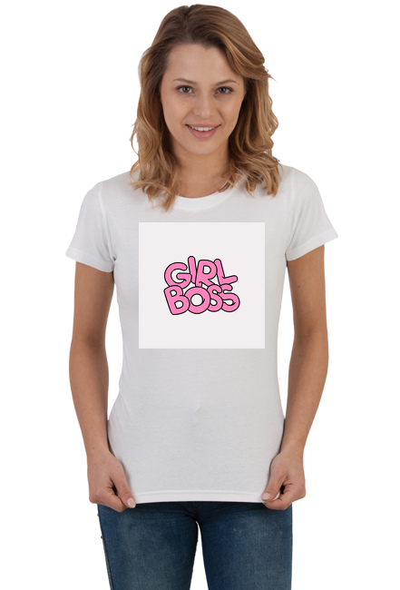 Koszulka dla Kobiet "Girl Boss"