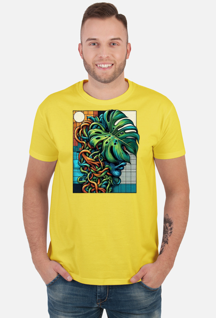 Koszulka męska "Zielone serce natury"