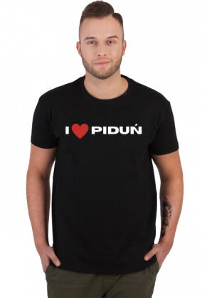I love Piduń - t-shirt męski