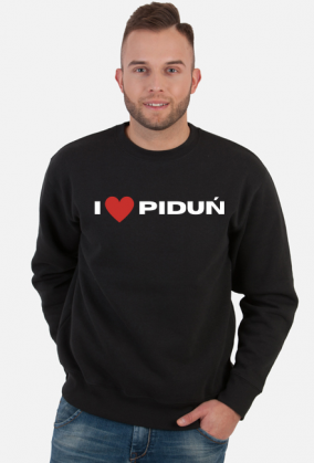 I love Piduń - bluza męska