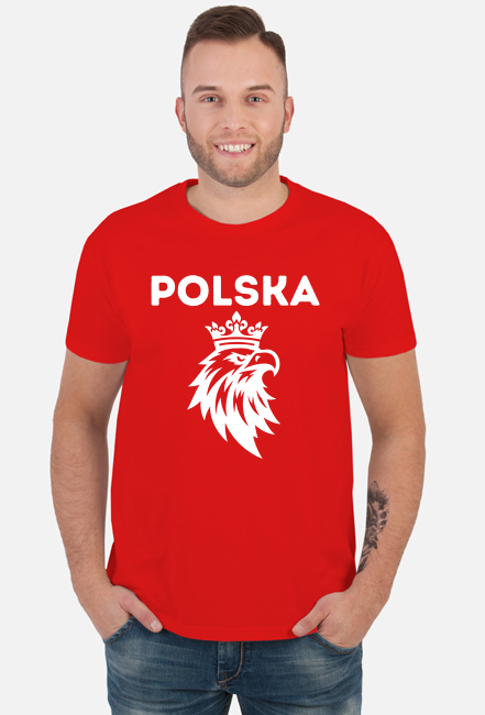 Koszulka Polska z Białym Orłem
