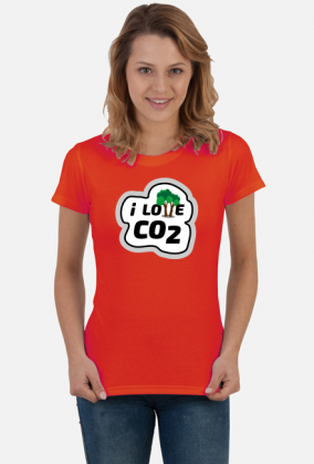 i Love CO2 (koszulka damska)