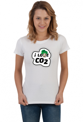 i Love CO2 (koszulka damska)