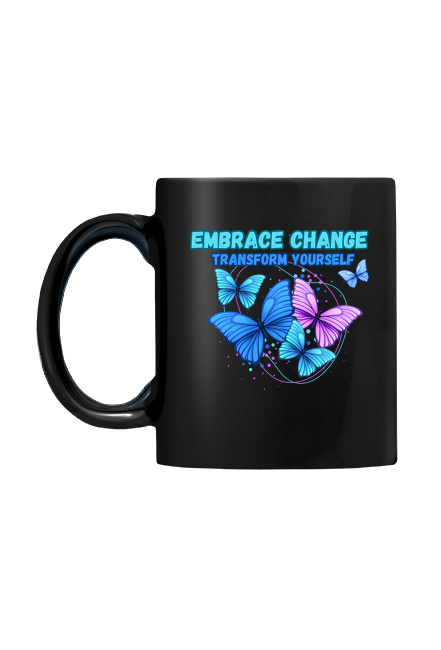 Embrace Change - Kubek Czarny
