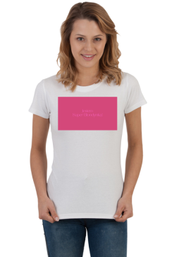 Koszulka damska klasyczna T-shirt Jestem Super Blondynką!